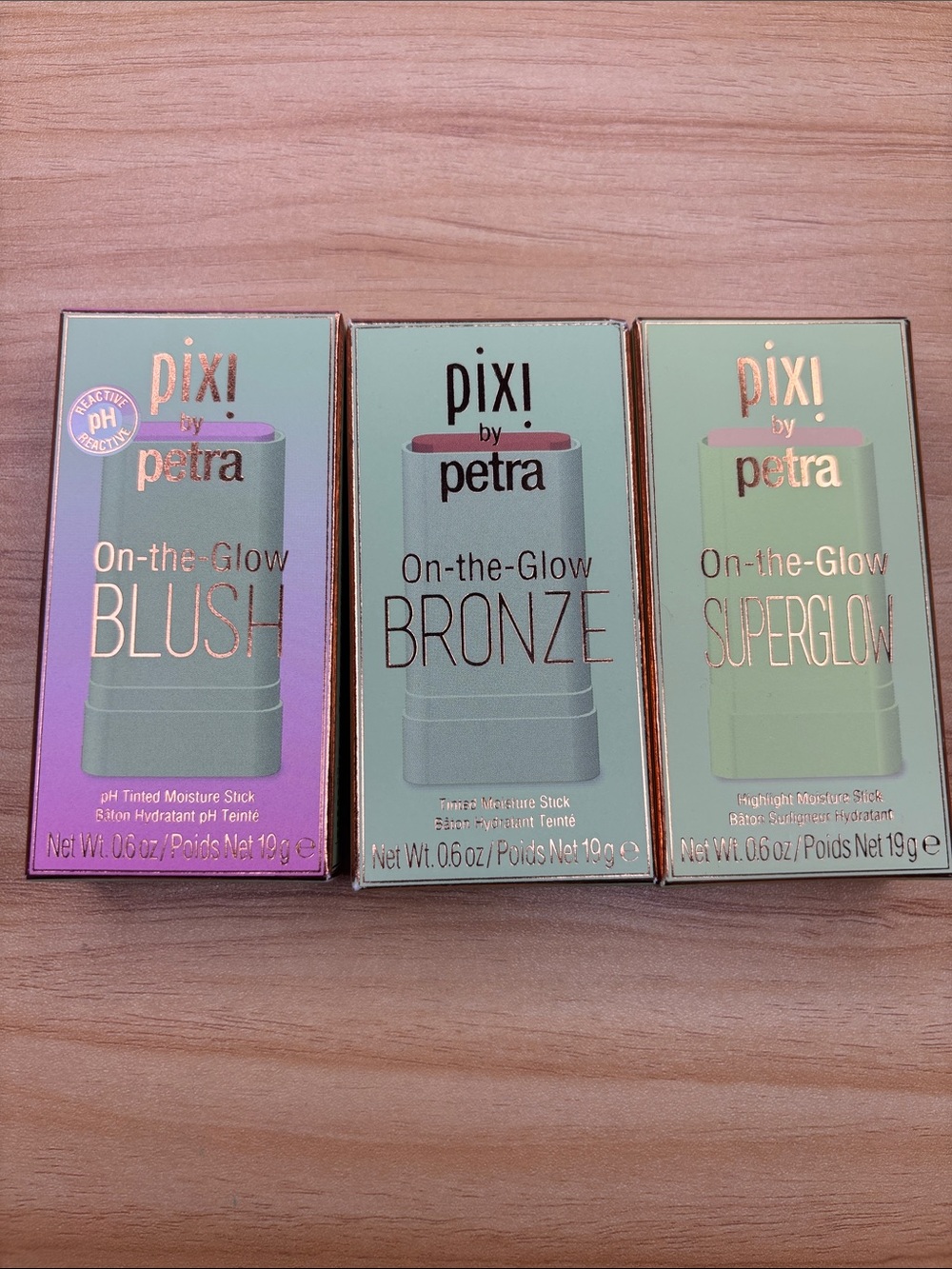NEW pixi by Petra blush, bronzer and superglow